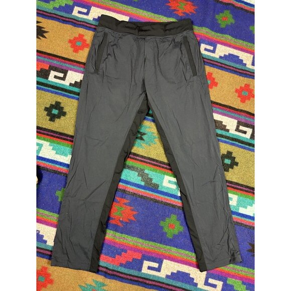 Lululemon Mens Great Wall Jogger Pants Cinch Ankle Obsidian Blk Gray - Picture 2 of 6